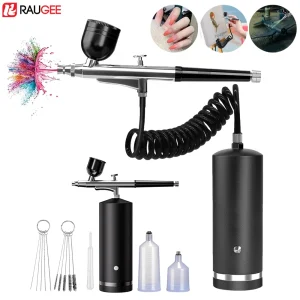 Nail Airbrush Portable Airbrush With Compressor Painting Air Brush Mini Compressor Paint gun For Nail Art Paint Crafts Modeling